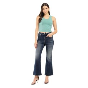 Levi's Women's High Rise 726 Flared Fit Blue Jeans.